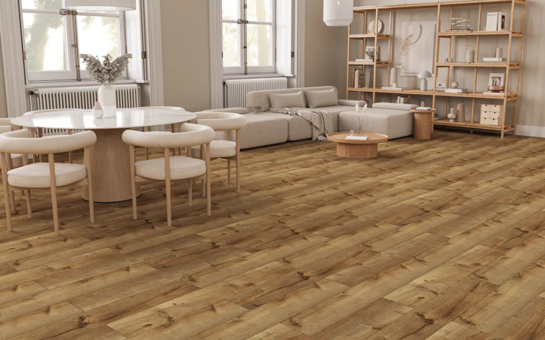 Oak And Walnut Engineered Wood Flooring In Shoreham